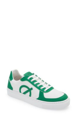 LOCI Classic Water Repellent Sneaker in White/Green/Green 