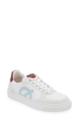 LOCI Classic Water Repellent Sneaker in White/Maroon/Blue