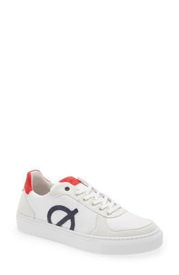 LOCI Classic Water Repellent Sneaker in White/Red/Navy