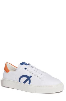 LOCI Nine Sneaker in White/Orange/Blue