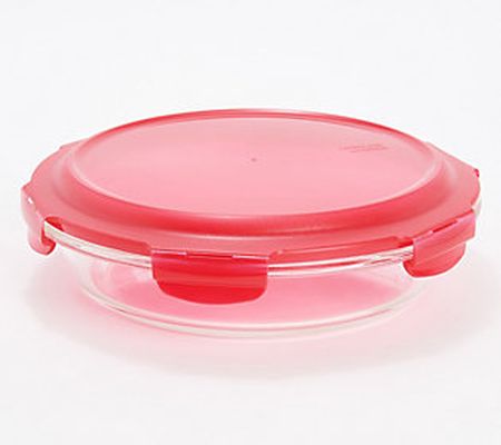 LocknLock Glass Pie Dish with Locking Lid