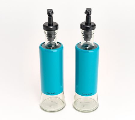 LocknLock Set of 2 Oil & Vinegar Dispensers