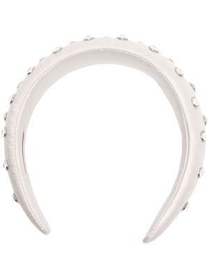 Loeffler Randall Bellamy crystal-embellished headband - White
