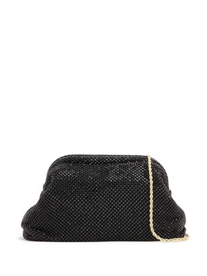Loeffler Randall Doris crystal-embellished clutch bag - Black