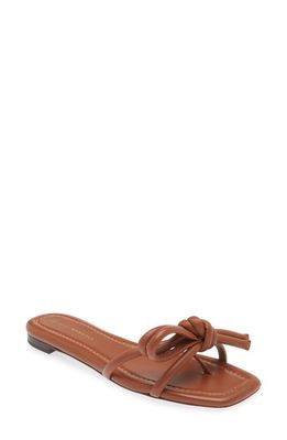 Loeffler Randall Hadley Bow Sandal in Timber