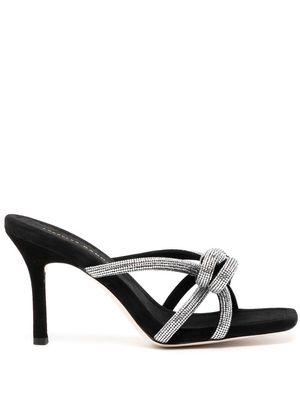 Loeffler Randall Margi crystal-embellished sandals - Black