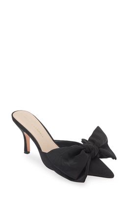 Loeffler Randall Margot Knotted Bow Pointed Toe Mule in Black