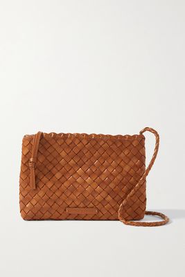 Loeffler Randall - Marison Mini Woven Leather Shoulder Bag - Brown
