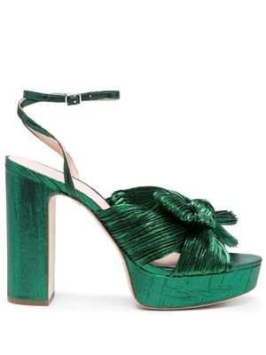 Loeffler Randall Natalia knot-detailing sandals - Green