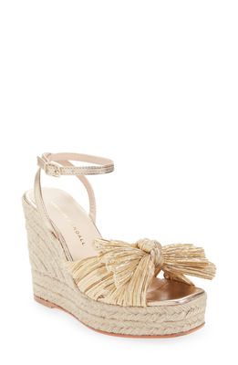 Loeffler Randall Peri Knotted Wedge in Gold