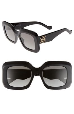 Loewe 53mm Square Sunglasses in Black