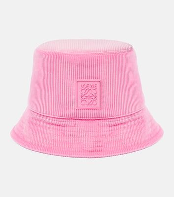 Loewe Anagram corduroy bucket hat