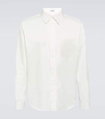 Loewe Anagram cotton twill shirt