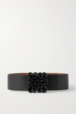 Loewe - Anagram Leather Waist Belt - Black