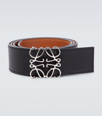 Loewe Anagram reversible leather belt