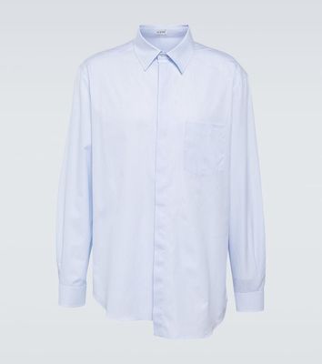 Loewe Asymmetric cotton poplin shirt