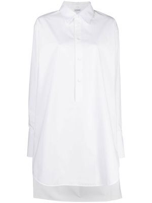 LOEWE detachable collar shirt dress - White