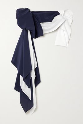 Loewe - Draped Silk Waist Belt - Blue
