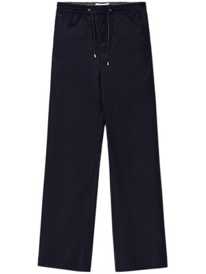 LOEWE drawstring-waist wide-leg trousers - Blue