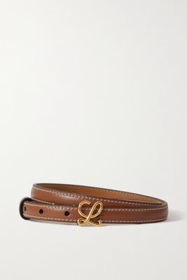Loewe - Leather Waist Belt - Brown