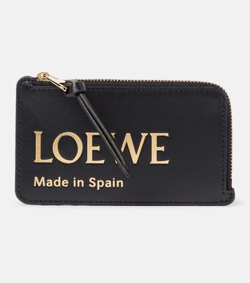 Loewe Logo leather coin pouch