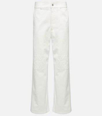 Loewe Paula's Ibiza Anagram mid-rise straight jeans