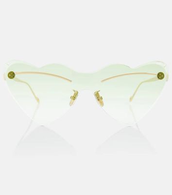 Loewe Paula's Ibiza heart-shaped sunglasses