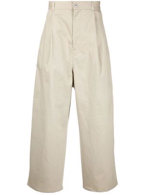 LOEWE pleat-detail trousers - Neutrals