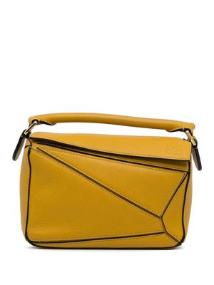 Loewe Pre-Owned 2021 mini Puzzle two-way bag - Yellow