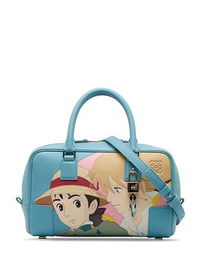 Loewe Pre-Owned 2023 Loewe x Studio Ghibli Howl's Moving Castle Howl and Sophie Amazona 23 bag - Blue