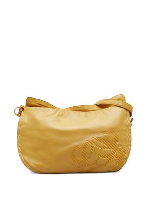 Loewe Pre-Owned Anagram leather crossbody bag - Yellow