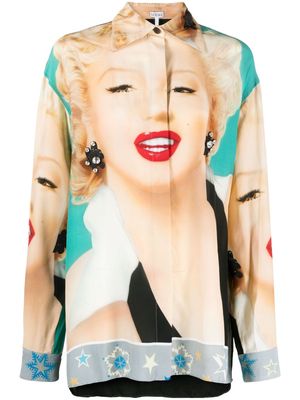 Loewe Pre-Owned Marilyn Monroe-print shirt - Black