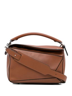 Loewe Pre-Owned small Puzze two-way handbag - Brown