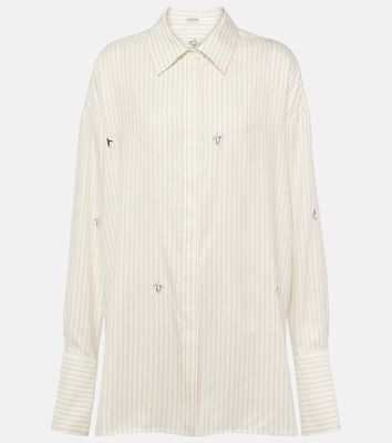 Loewe x Suna Fujita silk and cotton fil coupé shirt