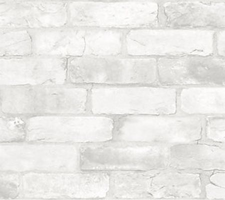 Loft White Brick Peel & Stick Wallpaper