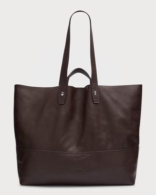 Logan Double Handle Leather Tote Bag