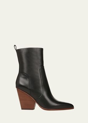 Logan Leather Ankle Boots