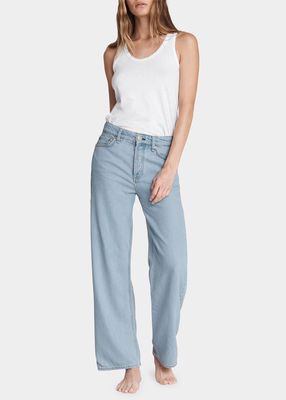 Logan Wide-Leg Relaxed Jeans