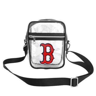 LOGO BRANDS Boston Red Sox Mini Clear Crossbody Bag in Navy