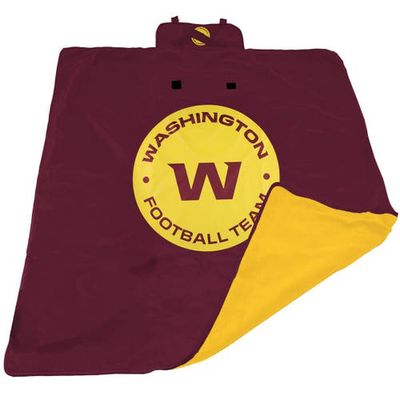 LOGO BRANDS Burgundy Washington Football Team 60'' x 80'' All-Weather XL Outdoor Blanket in Maroon