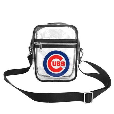 LOGO BRANDS Chicago Cubs Mini Clear Crossbody Bag in Royal