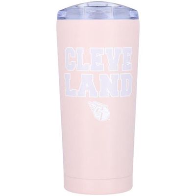 LOGO BRANDS Cleveland Guardians 20oz. Fashion Color Tumbler in Light Pink