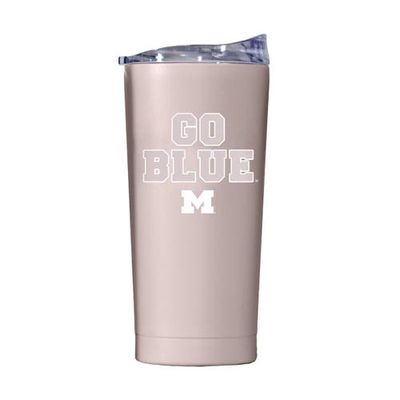 LOGO BRANDS Michigan Wolverines 20oz. Fashion Color Tumbler in Light Pink
