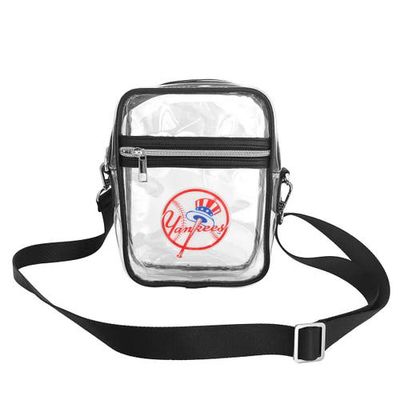 LOGO BRANDS New York Yankees Mini Clear Crossbody Bag in Navy