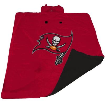 LOGO BRANDS Red Tampa Bay Buccaneers 60'' x 80'' All-Weather XL Outdoor Blanket