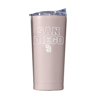 LOGO BRANDS San Diego Padres 20oz. Fashion Color Tumbler in Light Pink