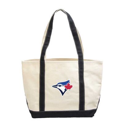 LOGO BRANDS Toronto Blue Jays Canvas Tote Bag in Royal