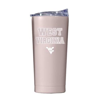 LOGO BRANDS West Virginia Mountaineers 20oz. Fashion Color Tumbler in Light Pink