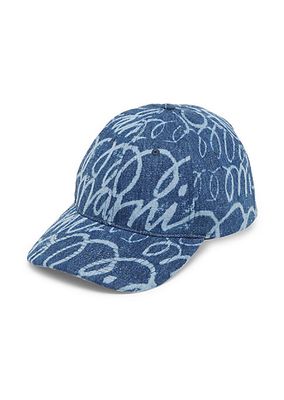 Logo Denim Baseball Cap