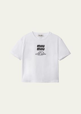 Logo-Embroidered Jersey T-Shirt